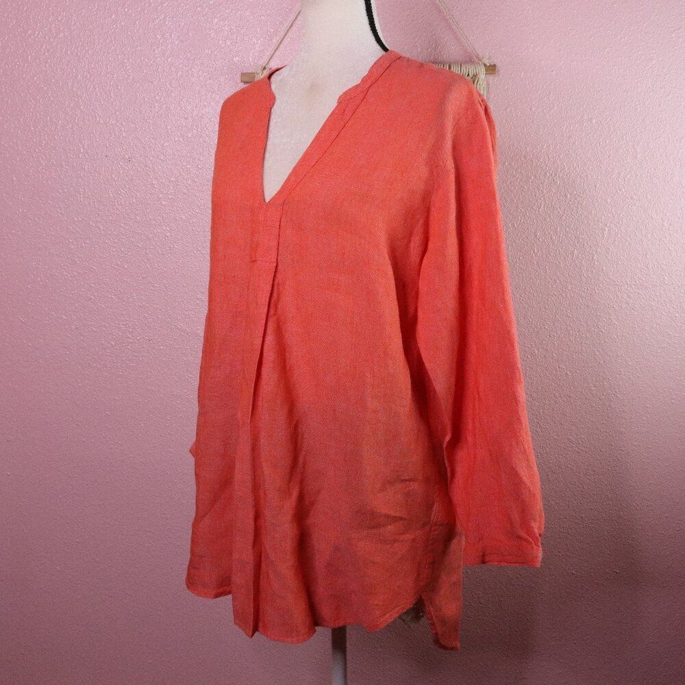 LL Bean | Vintage Linen Tunic Top Large